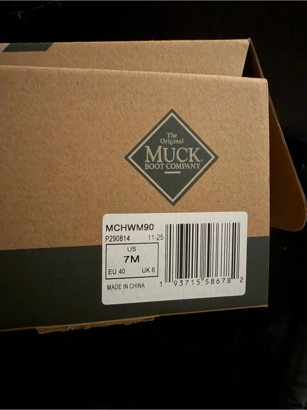 NEW Muck Boot Men’s Brown Waterproof Mid-Calf CHORE WATERPROOF Work Boots UTILI